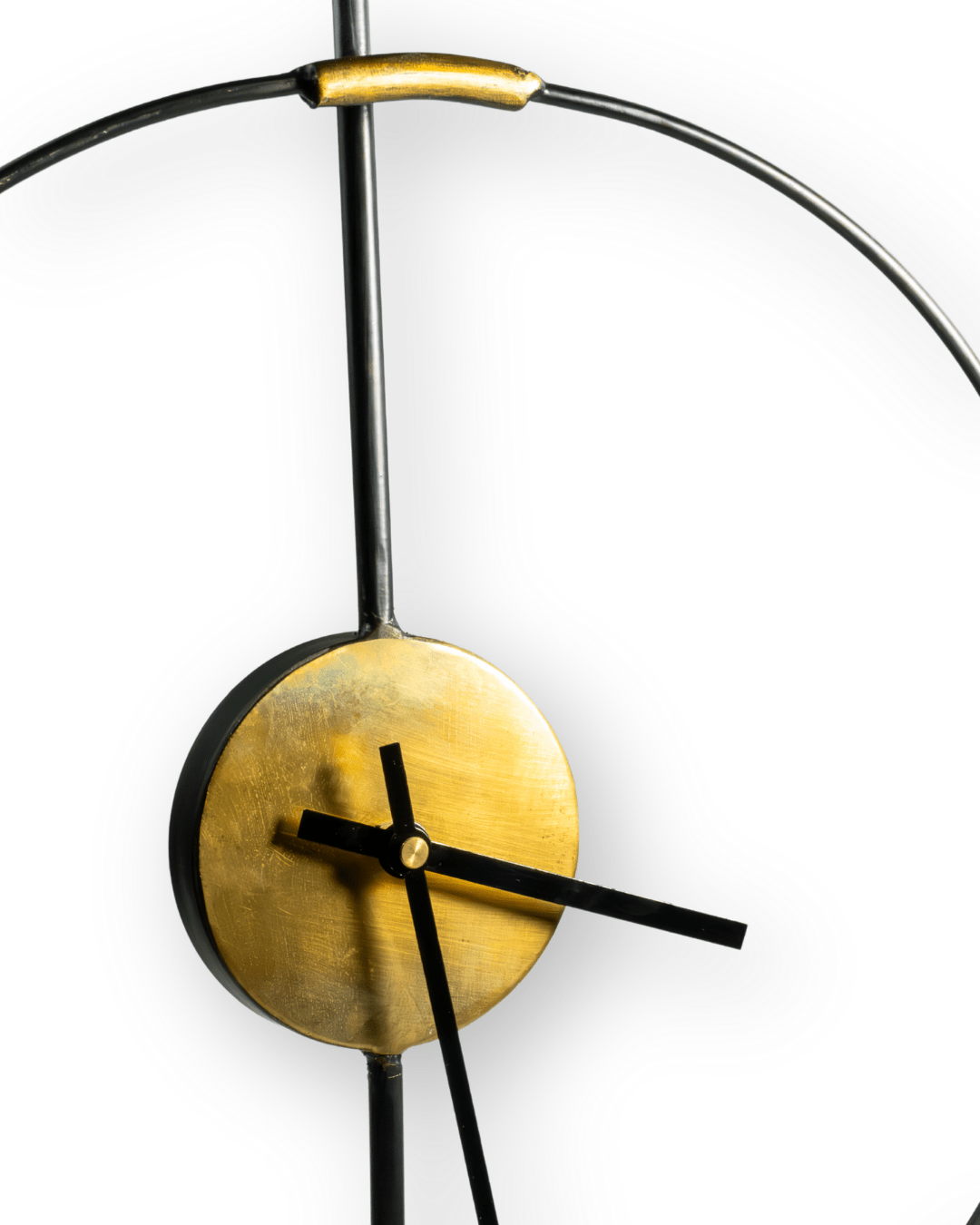 Reloj pedestal metal