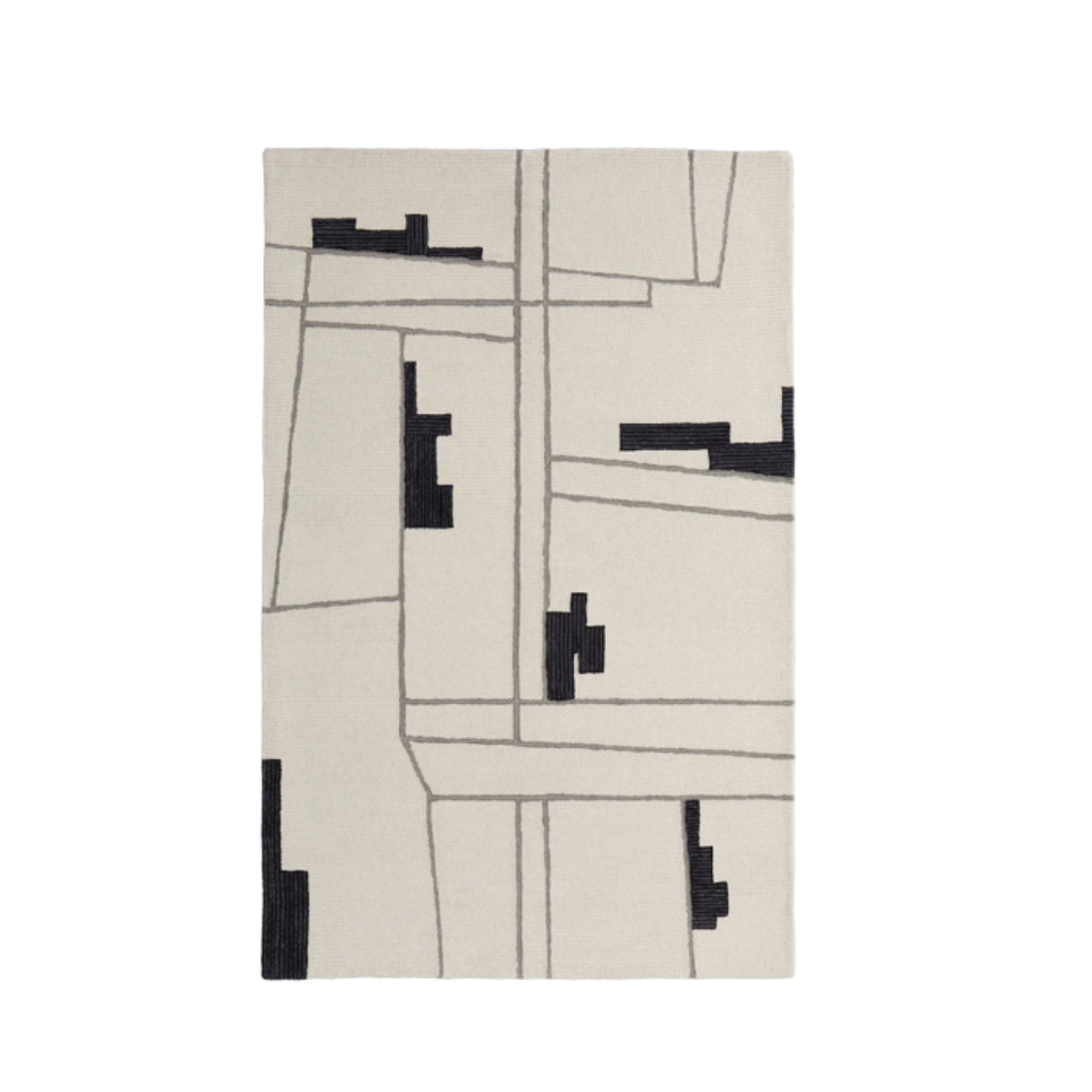 Tapete Maguire 8902F Ivory/black