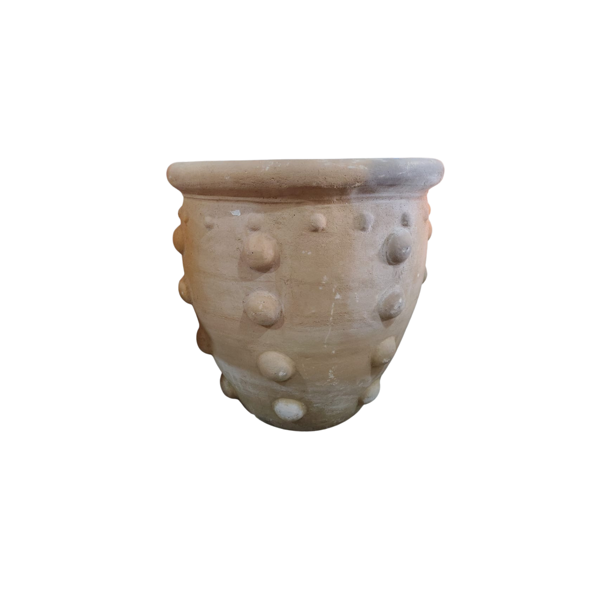 MACETA DE BARRO REMACHES DE 90X80 CM