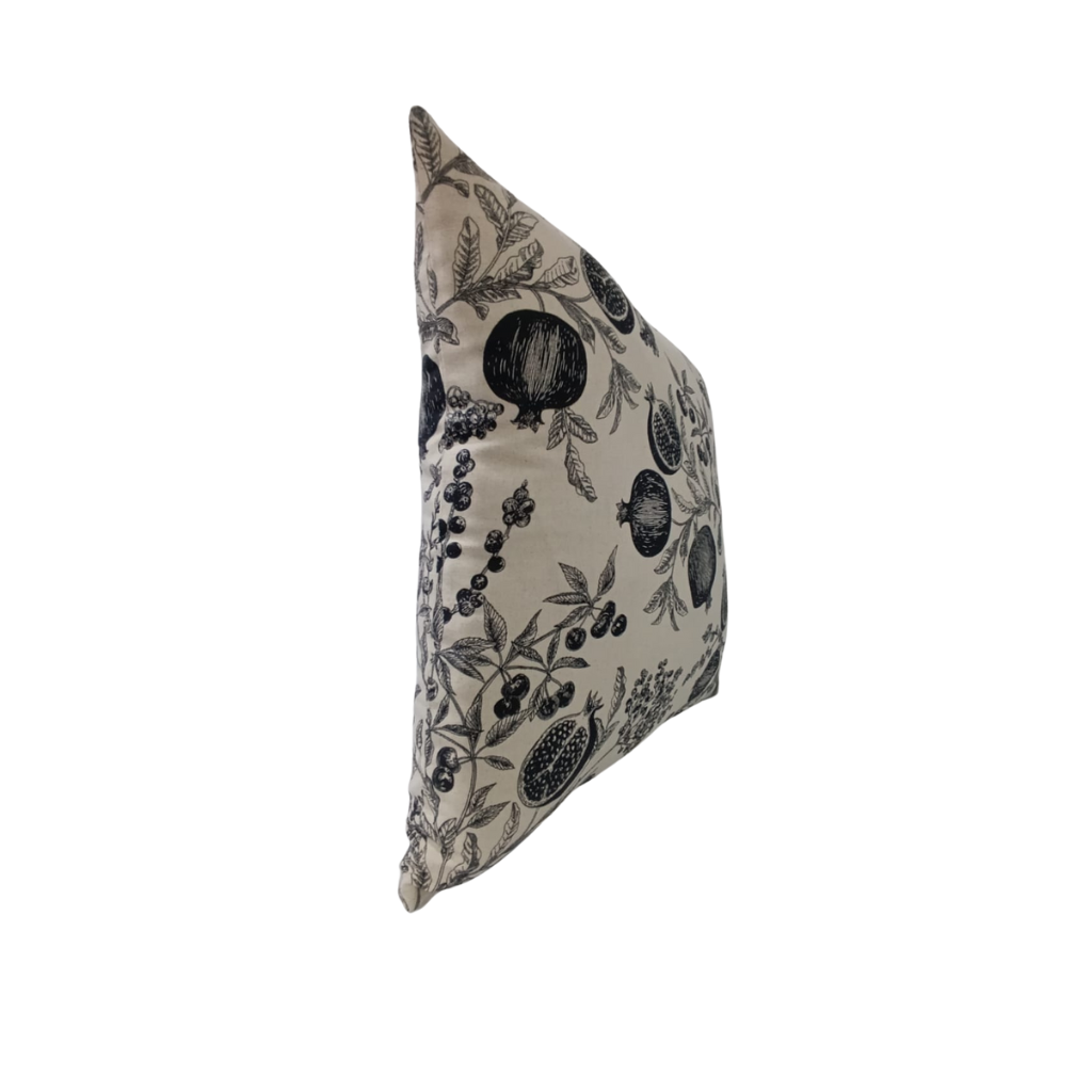 Funda de cojin en lino granadas