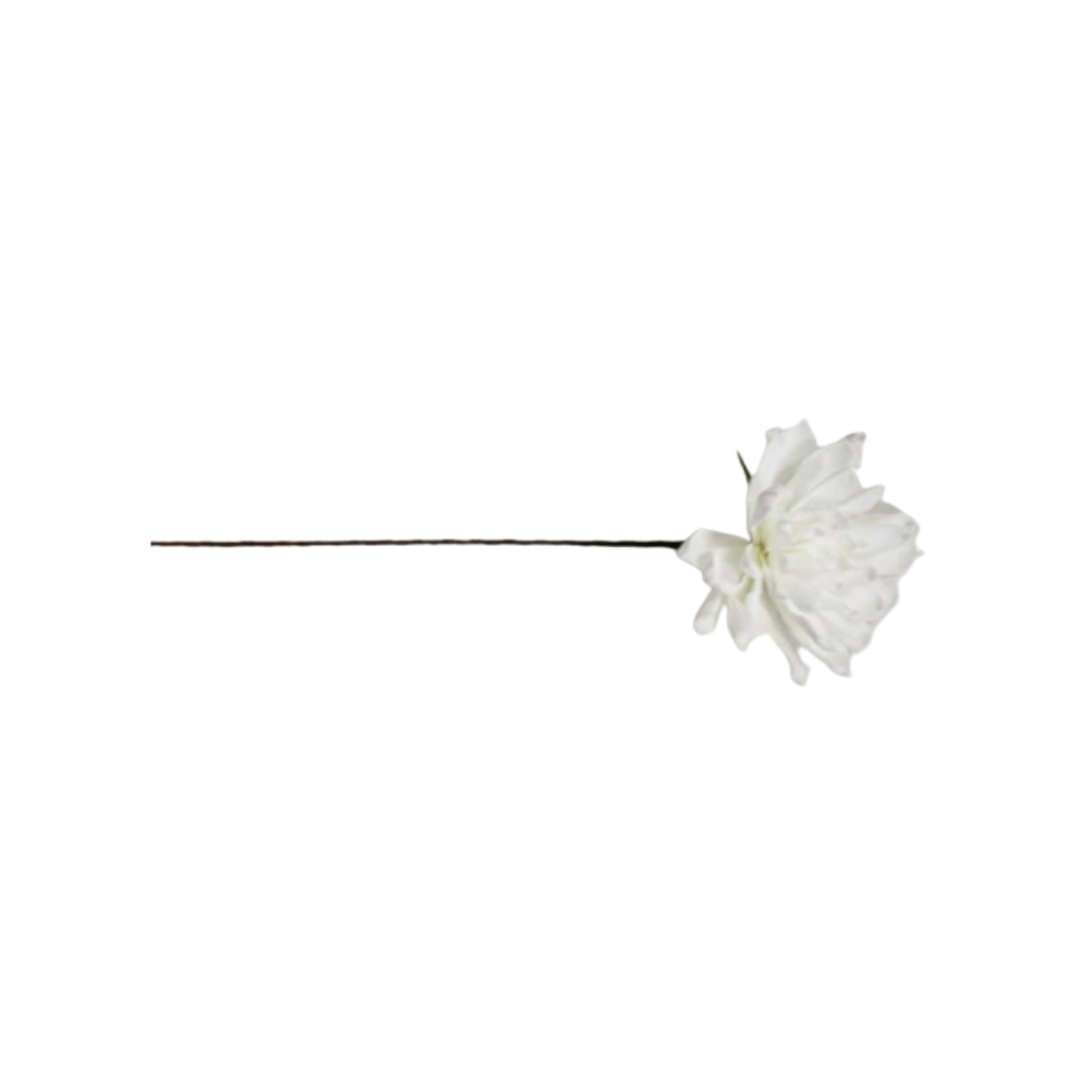 Decoración artificial - Vara flor suculenta blanco