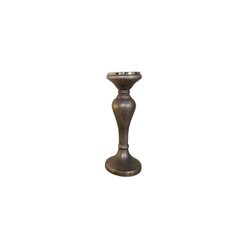 Candelabro de cristal esmerilado