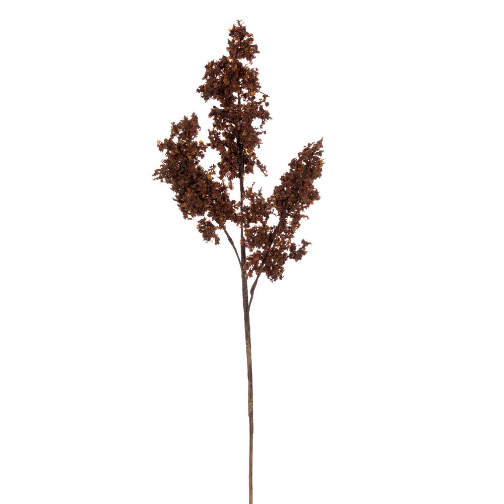 Set de 4 ramas de hoja rota naranja