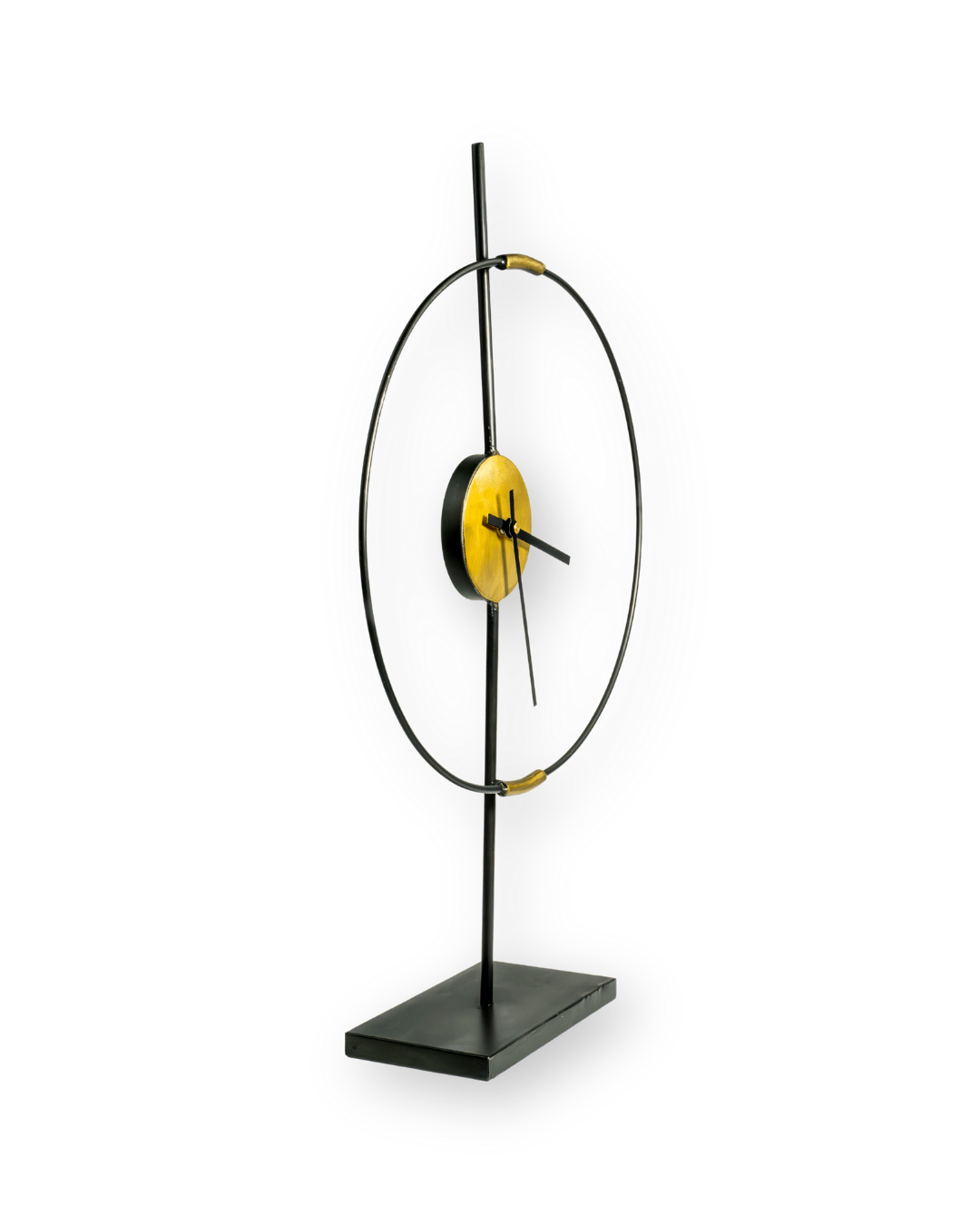 Reloj pedestal metal