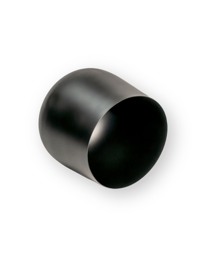 Maceta metal negro