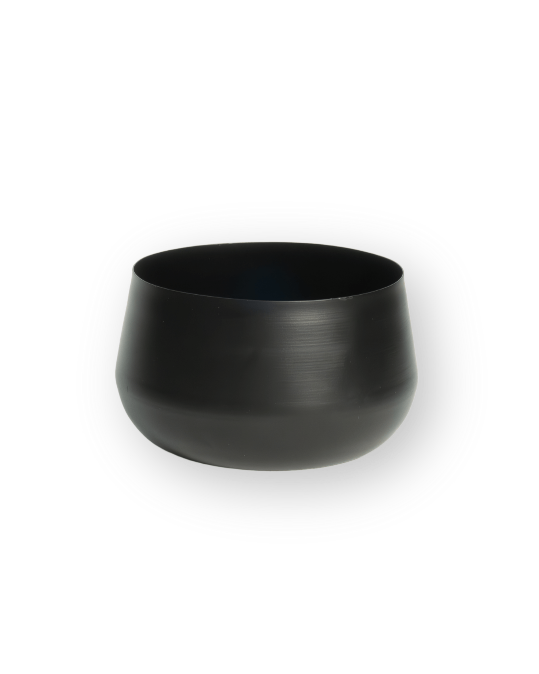 Jarrón metal negro