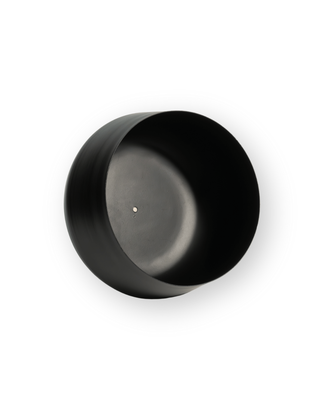 Jarrón metal negro