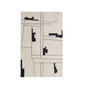 Tapete Maguire 8902F Ivory/black