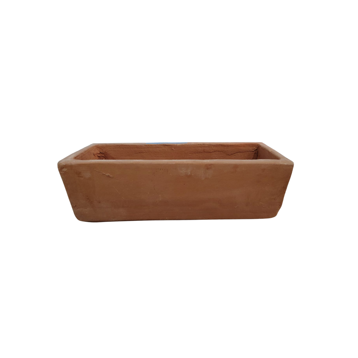 MACETA EN BARRO RECTANGULAR 80X30 CM