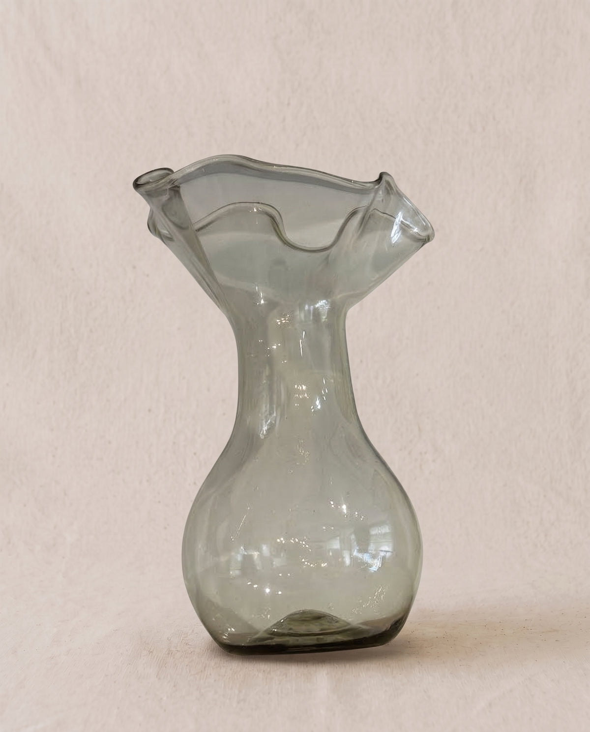 Jarrón Lechuga bola 50 cm transparente