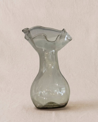 Jarrón Lechuga bola 50 cm transparente