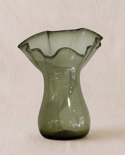 Jarrón Lechuga bola 50 cm olivo claro