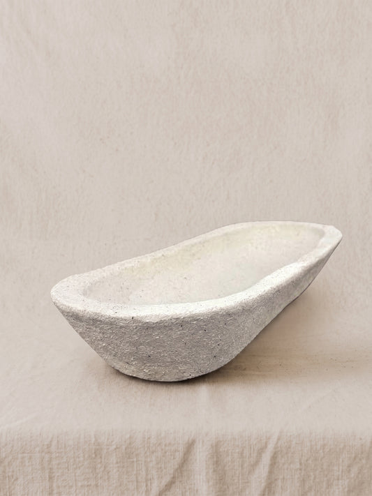 Batea lisa rustica granito blanco