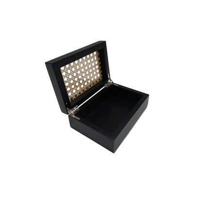 Caja con mimbre