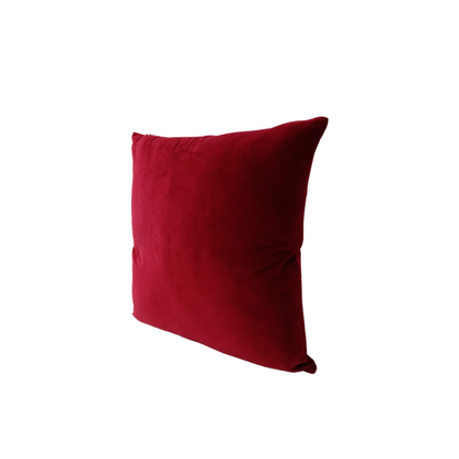 Funda de cojin roja de 50x50