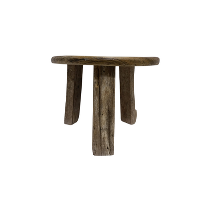 Mesa de centro en madera rescatada