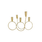 Candelabro 5 velas dorado
