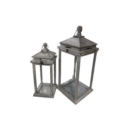 Set de 2 linterna mostrador vintage