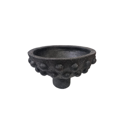 Tazón esfera granito negro
