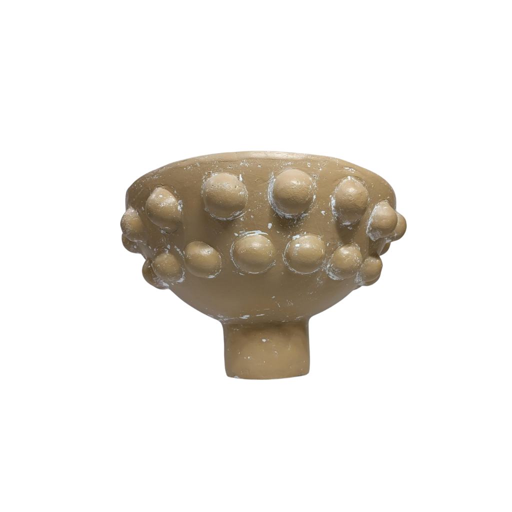 Tazón esfera piedra cartón