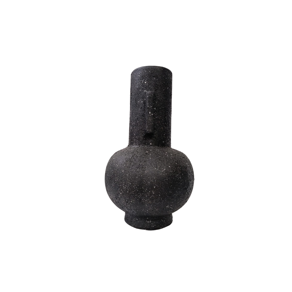 Florero áfrica granito negro