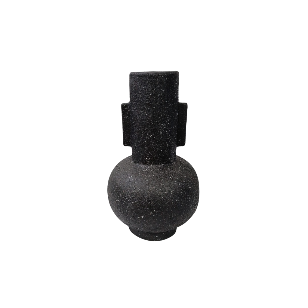 Florero áfrica granito negro