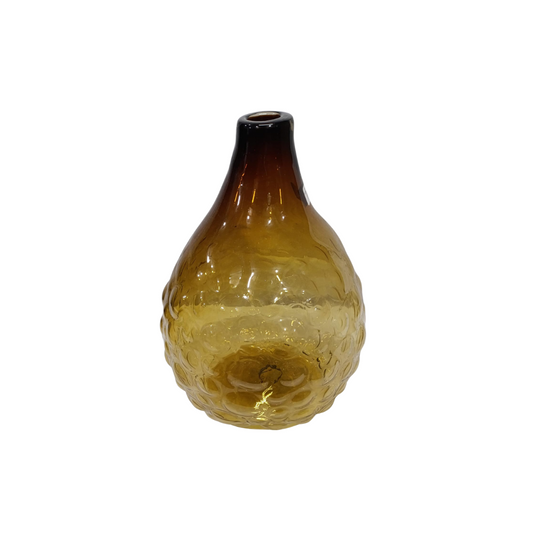 Florero gota burbuja ámbar