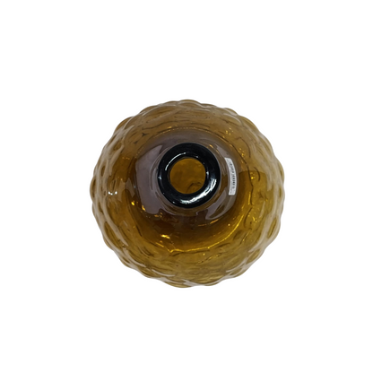 Florero gota burbuja ámbar