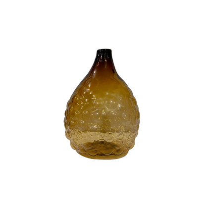 Florero gota burbuja ámbar