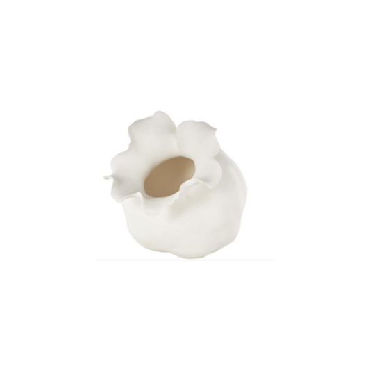 FLORERO TULIPAN BLANCO 25 CM