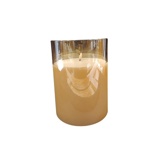 Vela vertida radiance Champagne sin baterias