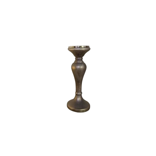 Candelabro de cristal esmerilado