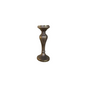 Candelabro de cristal esmerilado