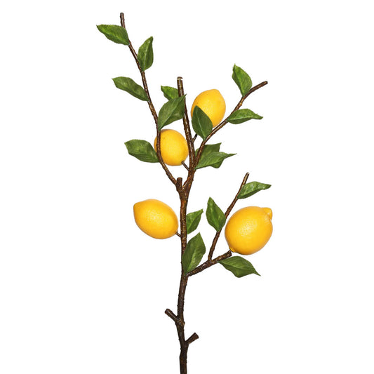Decoración artificial - Ramo limón verde y amarillo