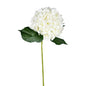Decoración artificial - Flor hortensia blanca
