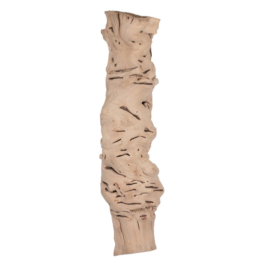 Tronco hueco madera parra (uva) pulida 45 cm